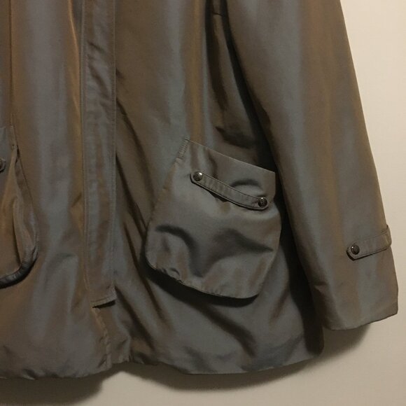 Faramos Korean Silky High Collar Hooded Jacket - Picture 9 of 15